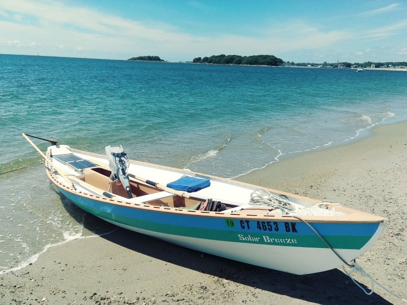 Solar powered electric dory 