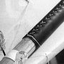 Stitching oar leathers
