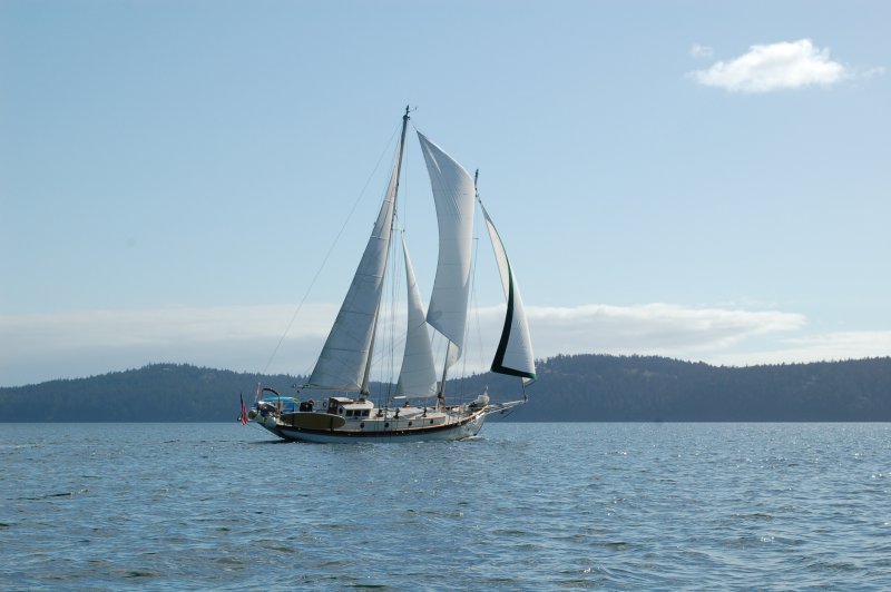 SASSAFRASS, refit by Tad Roberts at Ballard SASSAFRASS