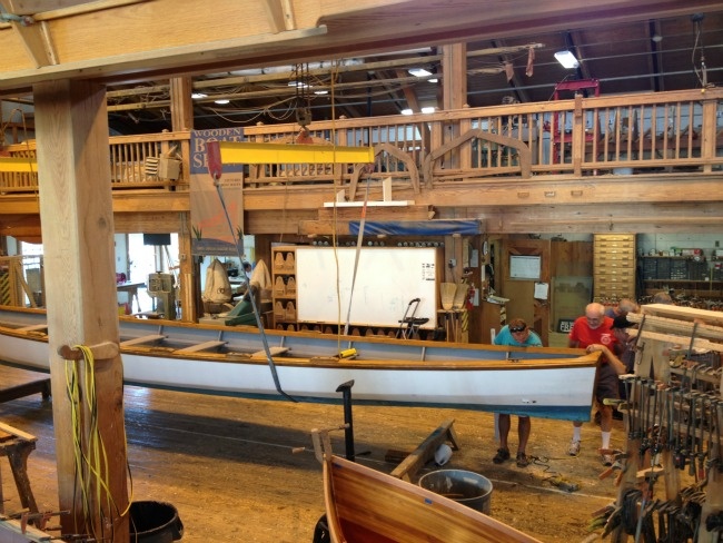 Voyages of the Hydrophilic: Beaufort, NC toward home Traditional Boat Building Carpentry Class | WoodenBoat ...