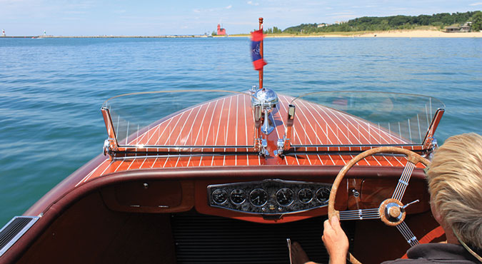 Photos courtesy of The Wooden Runabout Company, Holland, Michigan