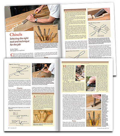 Tools of the Trade: Chisels. In the November issue, Jim Tolpin 