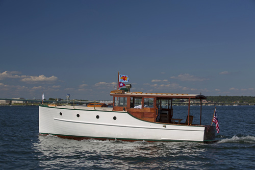 LATITUDE, Blanchard, 32-foot cabin cruiser LATITUDE, Blanchard, 32-foot cabin cruiser