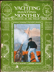 Cover of July 1907 The Yachting and Boating Monthly