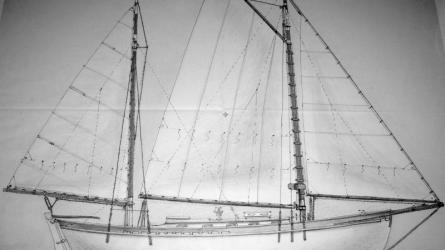 BARD, a John G. Hanna Albatross ketch.