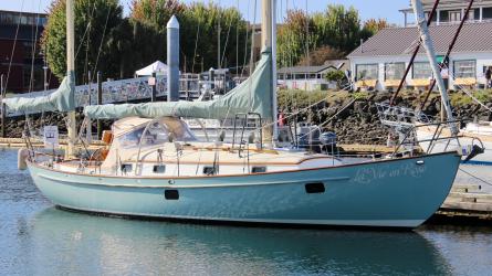 2012 40' Gartside Yawl, in water
