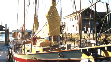 1968 Mariner 40 Ketch - Lovingly Maintained!, docked bow view