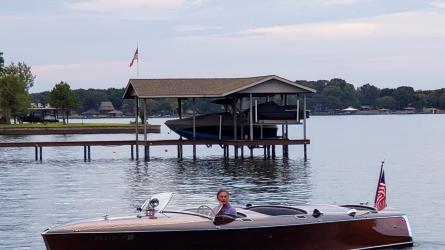 Hugh Saint Shearliner, in water