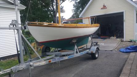 Herreshoff 12.5 and Trailer