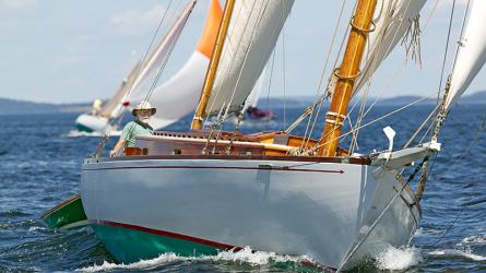 EMILY MARSHALL, S.S. Crocker yawl, c. 2006. Photo ©Abner Kingman.