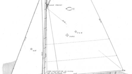 20' 3" Flatfish Class Sloop profile