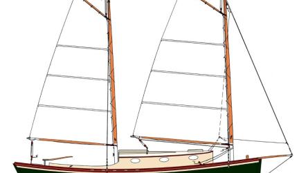 Sharpie 31.5 EGRET Sail Plan