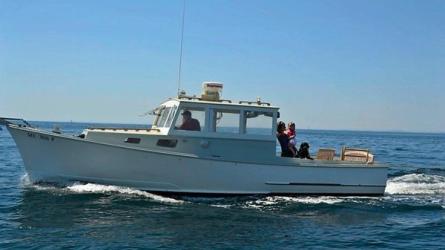 KATY  D - 1958 Willis Rossiter Lobster boat - Port side