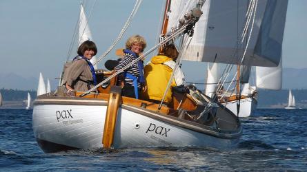 PAX at the 2014 Port Townsend Wooden Boat Festival.