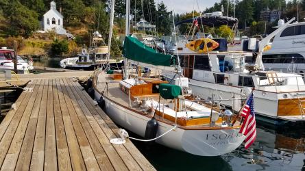 Portside view looking forward (Roche Harbor, WA).