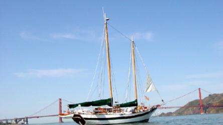 SALTY DOG, schooner version of William Garden's Porpoise design.