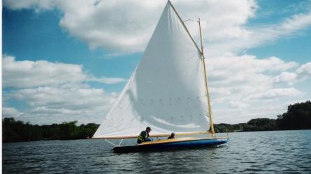Mower catboat, PHANTOM, designed 1902, built 1932.