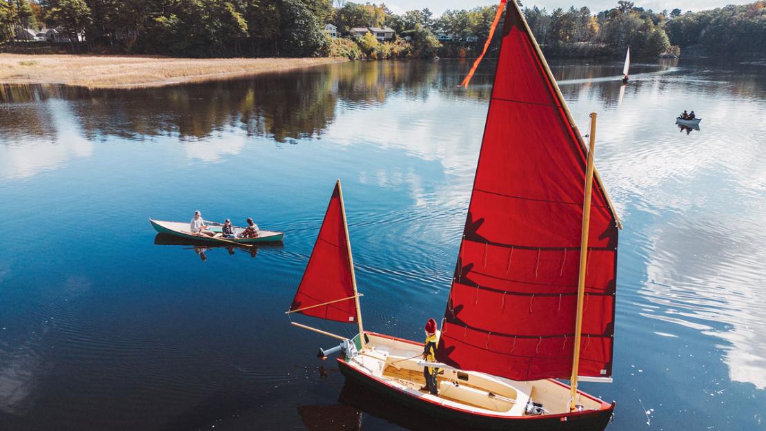 Messabout on the Saco River in Maine.