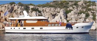 AMANDA ex-YVANCHA. Photo courtesy Classic Yacht Assn.