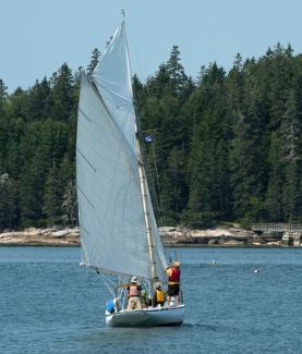 Friendship sloop, BELFORD GRAY. Photo ©Richard Leighton