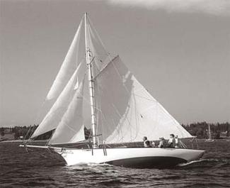 BELFORD GRAY, Friendship sloop built at WoodenBoat School.