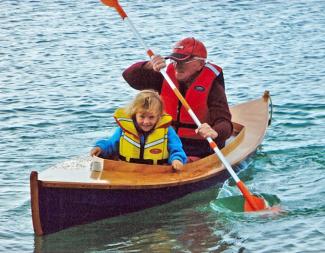 Fiddlehead canoe paddling
