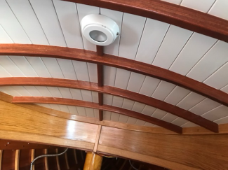 2018 Dark Harbor, view of ceiling inside 