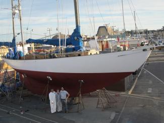 EVENING STAR, Alden/Herreshoff yawl.