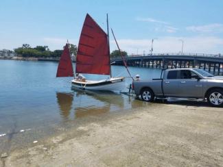 Launching FINN at Long Beach, CA.