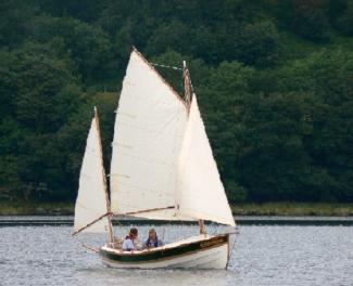 Pathfinder "Idle Fiddler" on a lake in North Wales