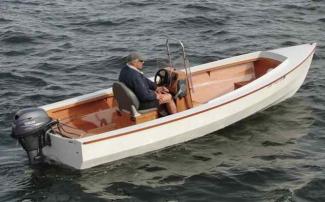 Classy and fuel efficient PT Skiff from Port Townsend Watercraft