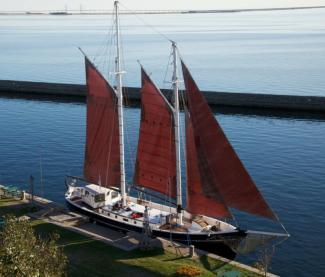 LARUS gaffrig schooner