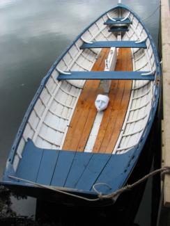 Whitehall - Merri-Lee ready to row - pre-restore 8/5/2012