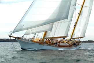 WHITEHAWK, a Bruce King custom ketch