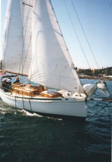 SKYE under sail