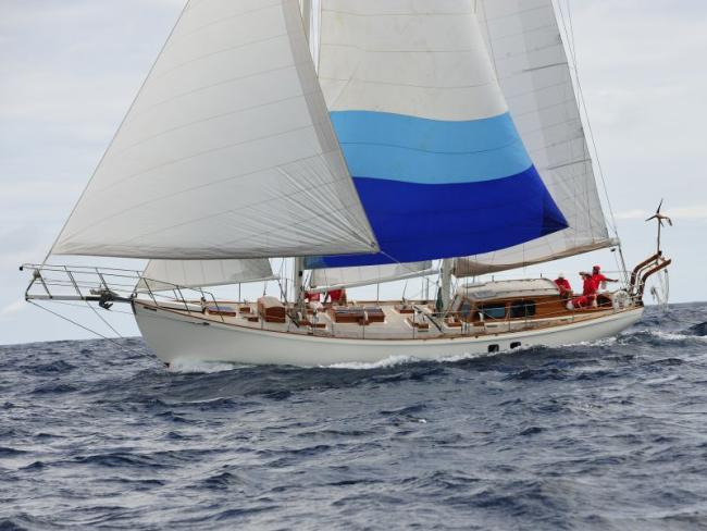 METANI, a modified John Alden Malabar X schooner.