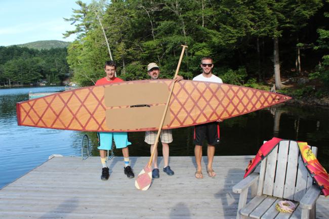From Left Colin, Allen, and Ian Kay with their new Kaholo.