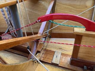 2008 Bristol Seacraft Penguin, up close view tilller