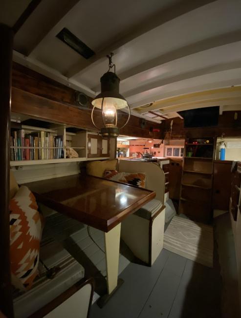 Laurent Giles Wanderer III, view inside