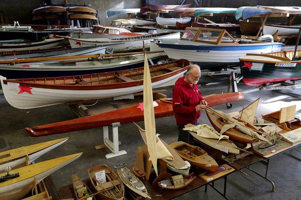 Fall Marine Surplus Sale at CWB. Photo: Greg Gilbert / The Seattle Times.
