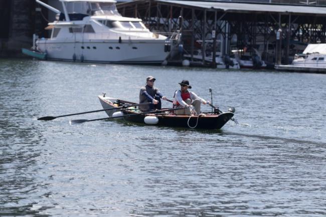ALICE MARIE, a Sam Devlin Fairhaven Flyer expedition dory.