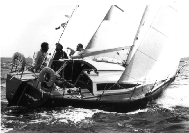 FLEETWOOD in the Swiftsure Clallam Bay race, May 25, 1980