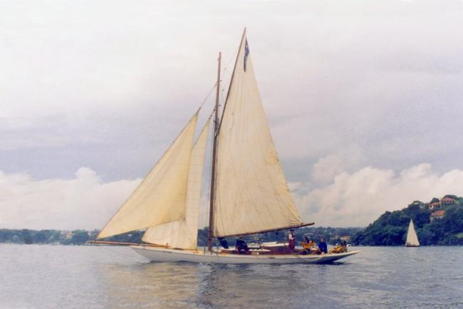 Ida, a Baily Bros Gaff Rigged Yacht
