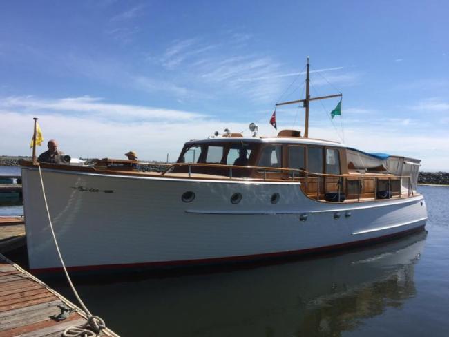 SEA BREEZE, Stephens Bros. power cruiser. Photo: Pamela Dakin Harwood‎ (2018).