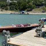 1948 Century 17' Sea Maid, docked starboard side