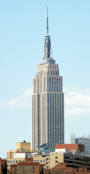 The Empire State building.