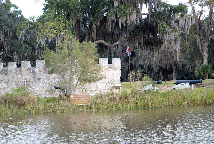 Photo of Fort Frederica National Monument in Georgia.