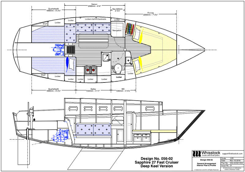 Sapphire 27 Interior Layout