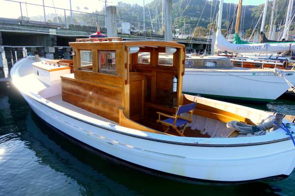1938, 28' Monterey built by D. LaBruzzi, Fisherman's Wharf, San Francisco. LA PALOMA