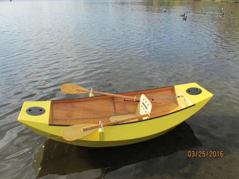 "Mouse Grande" - 7'6" (2.34m) two sheet rowboat ...